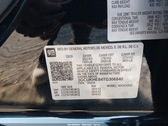 2026 CHEVROLET SILVERADO 1500 4WD SHORT BED ZR2 9