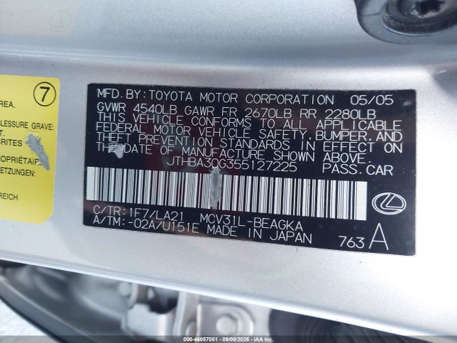 2005 Lexus ES 330 photo 9