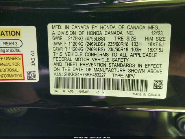 2024 HONDA CR-V EX-L AWD 9