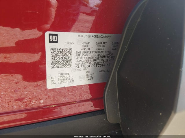 2026 CHEVROLET TRAX FWD 1RS 9