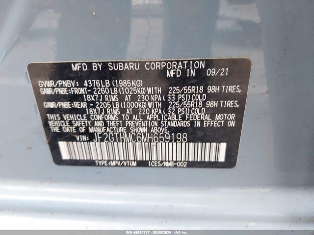2021 SUBARU CROSSTREK LIMITED 9