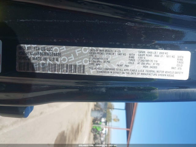 2021 JEEP WRANGLER 4XE UNLIMITED RUBICON 4X4 9
