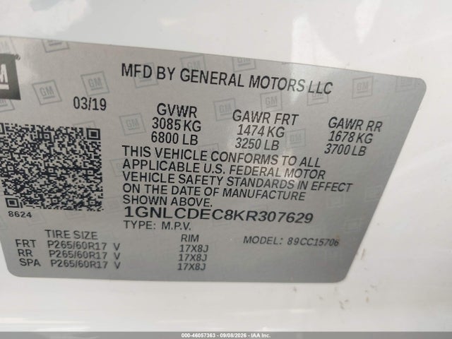 2019 CHEVROLET TAHOE COMMERCIAL FLEET 9