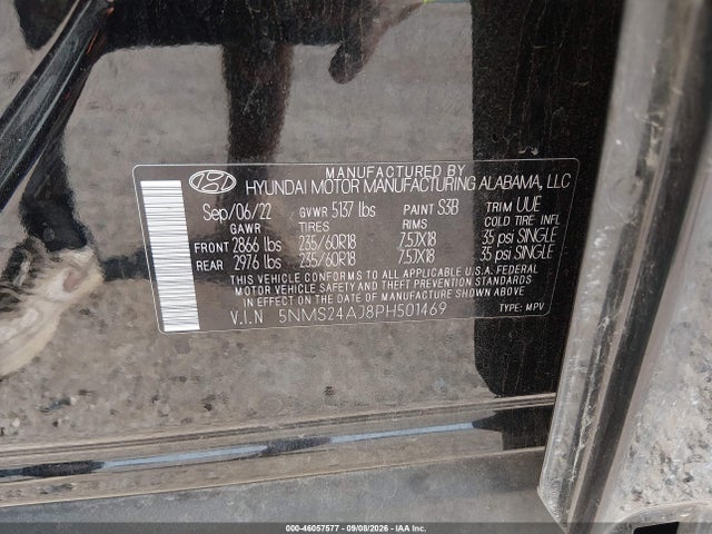 2023 HYUNDAI SANTA FE SEL 9