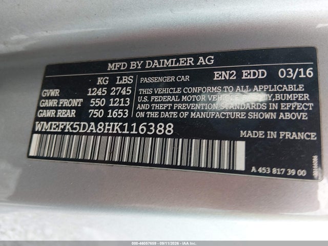 2017 SMART FORTWO PASSION 9