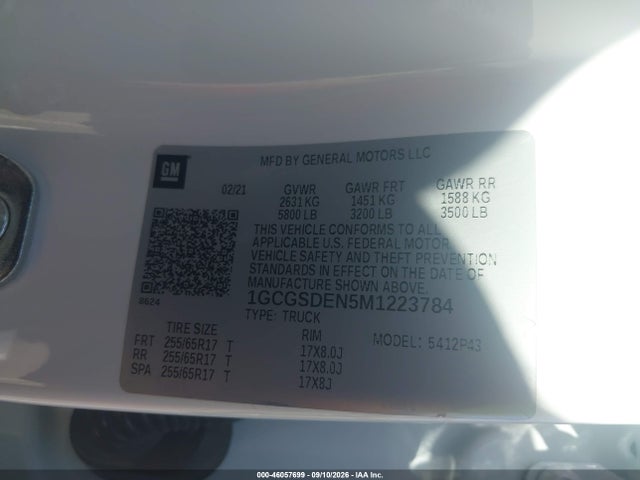 2021 CHEVROLET COLORADO 2WD SHORT BOX Z71 9