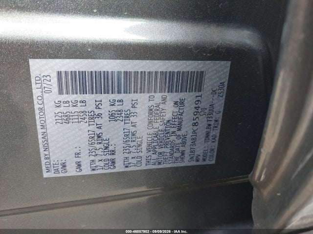 2023 NISSAN ROGUE S INTELLIGENT AWD 9