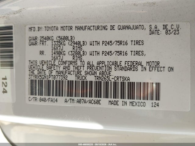 2023 TOYOTA TACOMA 2WD SR 9