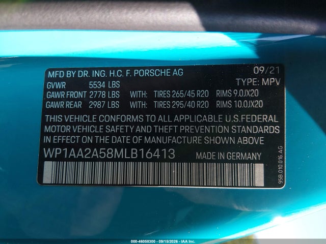 2021 PORSCHE MACAN 9