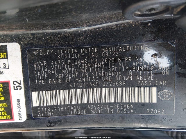 2023 TOYOTA CAMRY SE 9