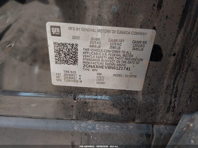 2022 CHEVROLET EQUINOX FWD LS 9