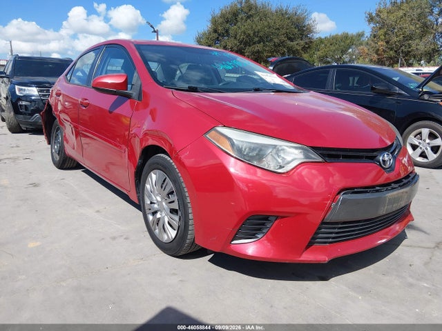 2016 TOYOTA COROLLA LE