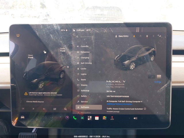 2023 TESLA MODEL Y AWD/LONG RANGE DUAL MOTOR ALL-WHEEL DRIVE 7