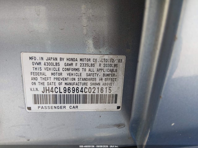2004 Acura TSX 照片 9