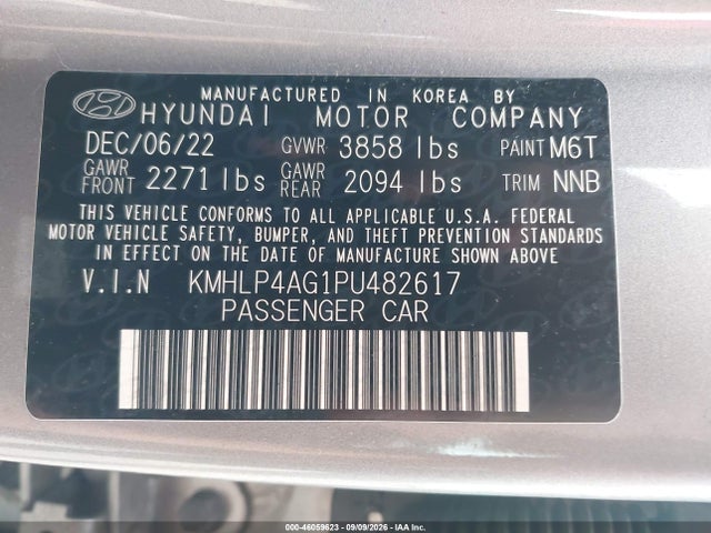 2023 HYUNDAI ELANTRA LIMITED 9