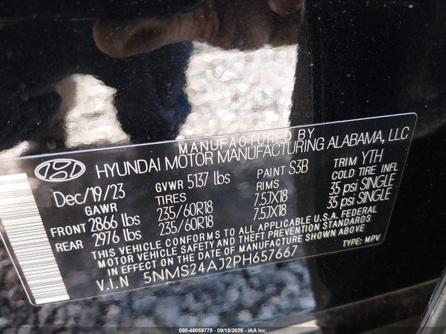2023 HYUNDAI SANTA FE SEL 9