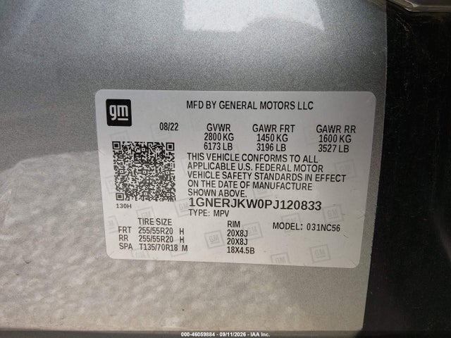 2023 CHEVROLET TRAVERSE FWD RS 9