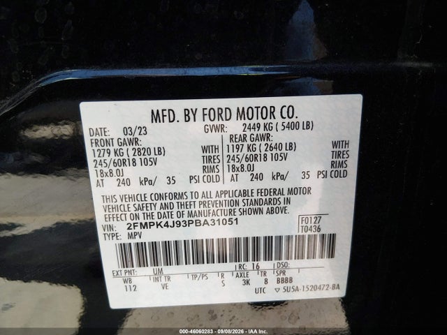 2023 FORD EDGE SEL 9