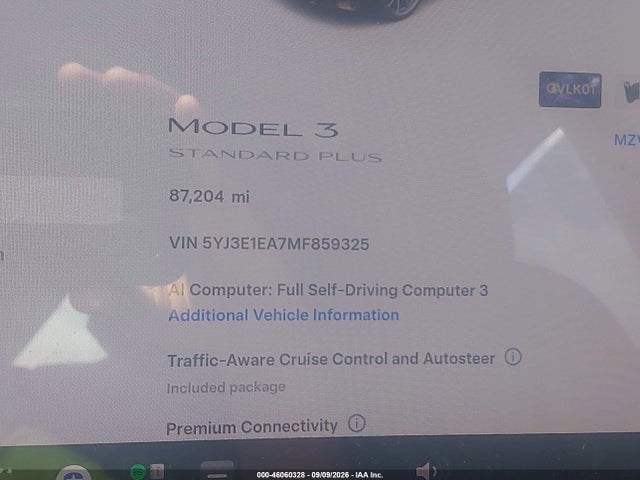 2021 TESLA MODEL 3 STANDARD RANGE PLUS REAR-WHEEL DRIVE 14