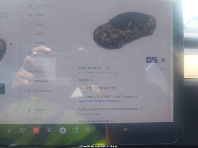 2021 TESLA MODEL 3 STANDARD RANGE PLUS REAR-WHEEL DRIVE 7