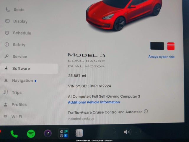 2023 TESLA MODEL 3 LONG RANGE DUAL MOTOR ALL-WHEEL DRIVE 7