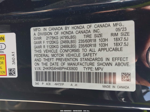 2023 HONDA CR-V EX AWD 9