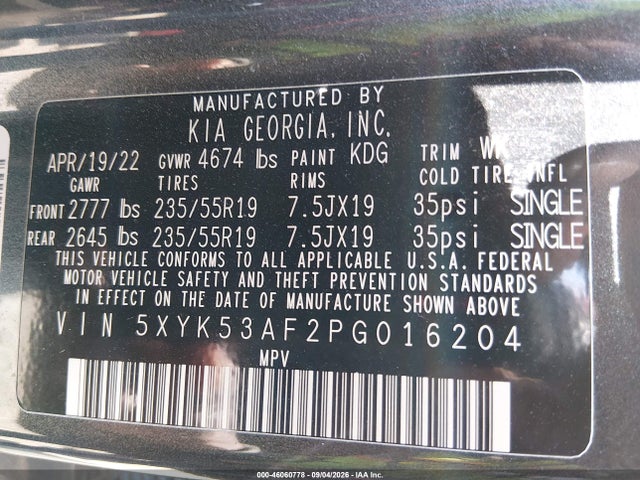 2023 KIA SPORTAGE SX-PRESTIGE 9