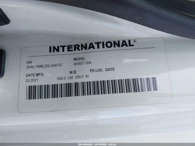 2022 INTERNATIONAL MV 4