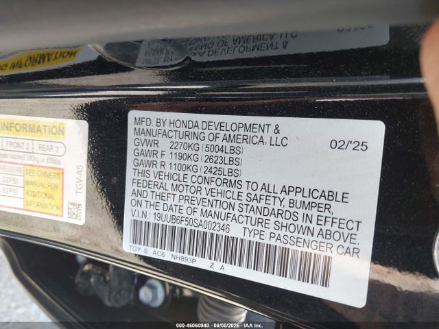 2025 ACURA TLX A-SPEC PACKAGE 9