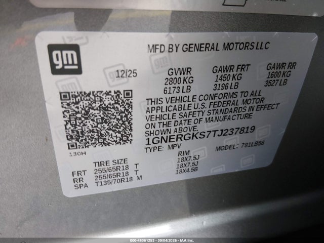 2026 CHEVROLET TRAVERSE FWD LT 9