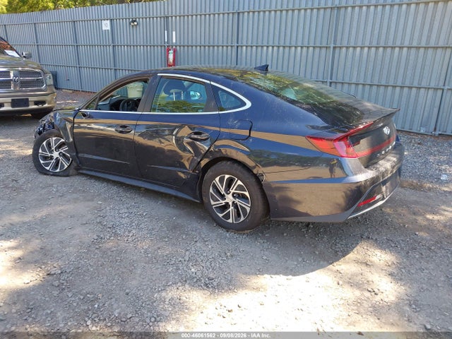 2022 HYUNDAI SONATA HYBRID BLUE 3