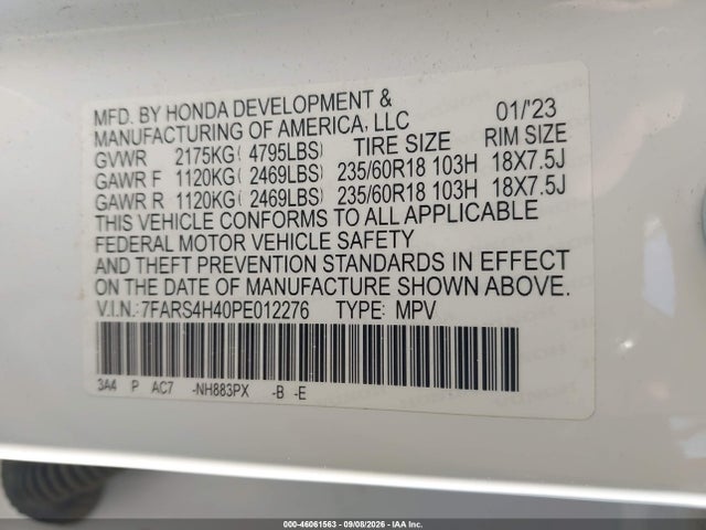 2023 HONDA CR-V EX AWD 9