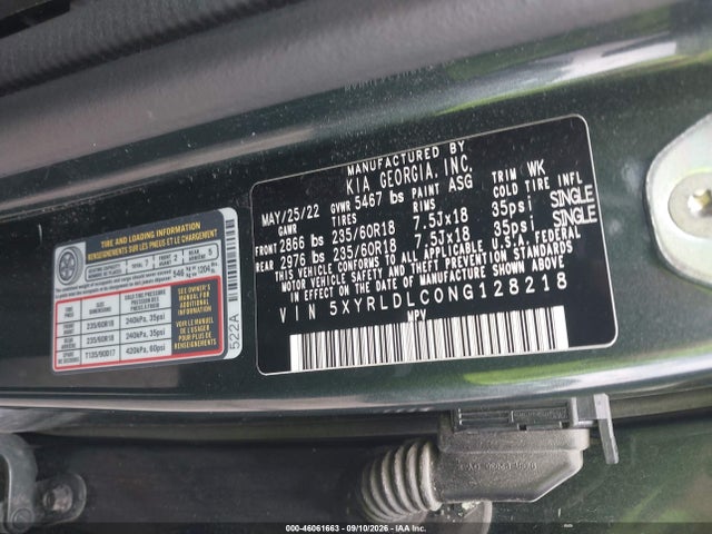 2022 KIA SORENTO X-LINE S 9