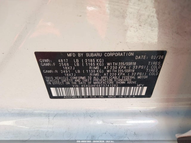 2026 SUBARU CROSSTREK SPORT 9