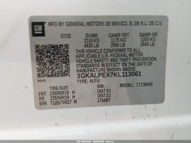 2019 GMC TERRAIN SLT 9