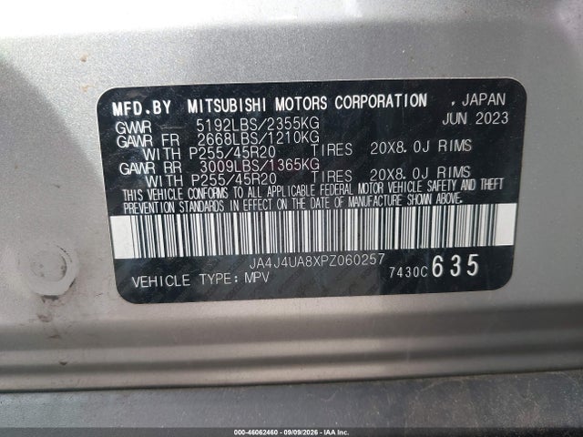 2023 MITSUBISHI OUTLANDER SE 2.5 S-AWC 9