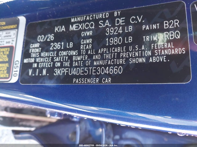 2026 KIA K4 EX 9