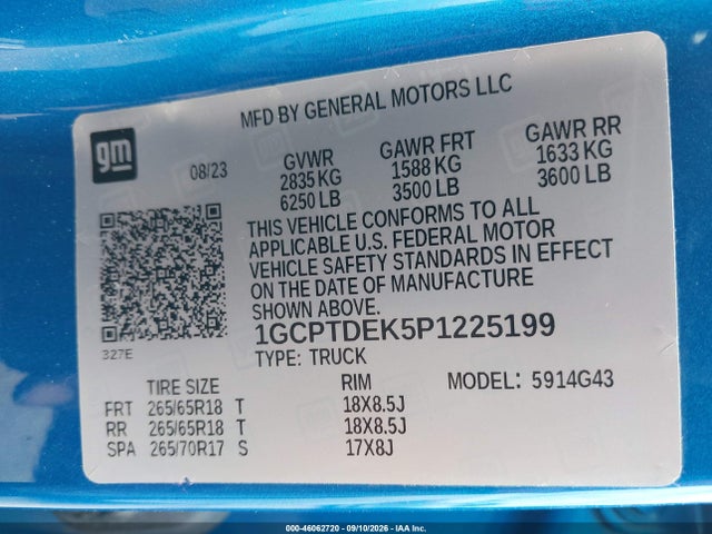 2023 CHEVROLET COLORADO 4WD SHORT BOX Z71 9