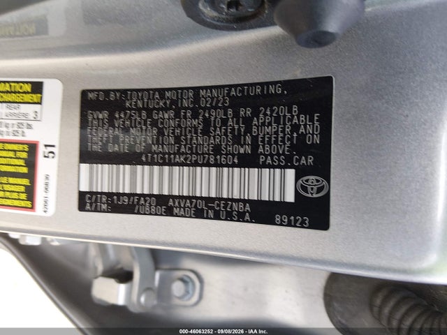2023 TOYOTA CAMRY LE 9