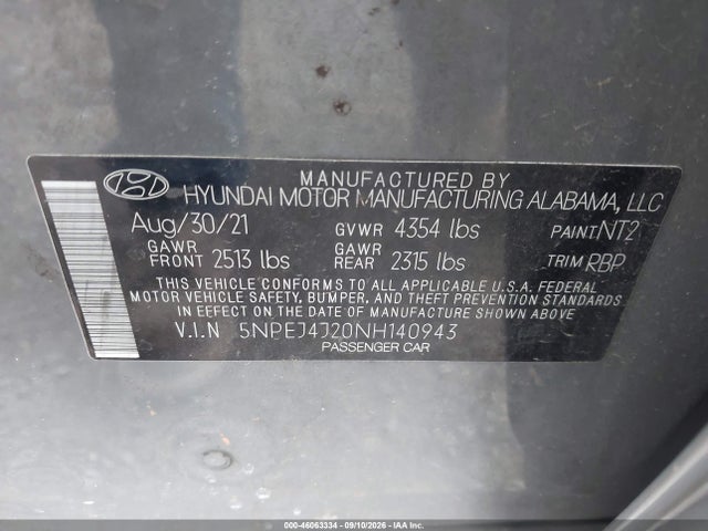 2022 HYUNDAI SONATA SEL PLUS 9