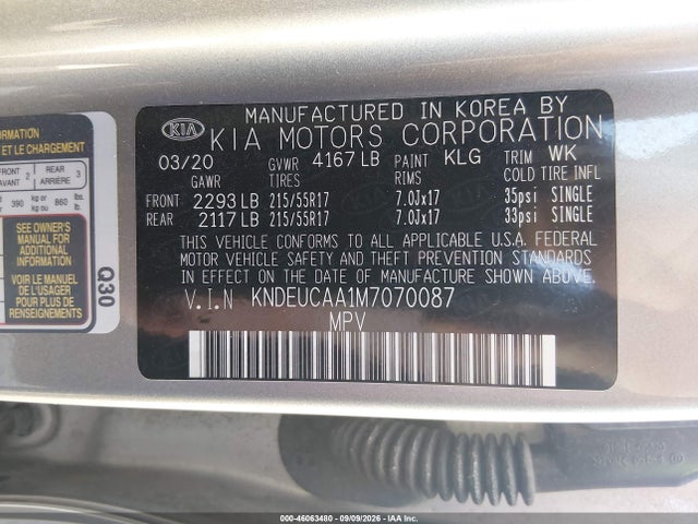 2021 KIA SELTOS S 9