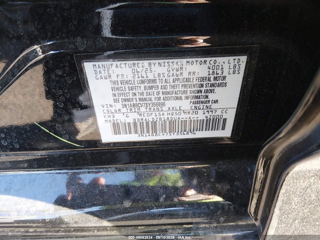 2025 NISSAN SENTRA SV 9