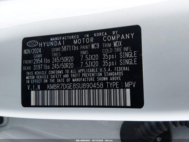 2025 HYUNDAI PALISADE CALLIGRAPHY 9