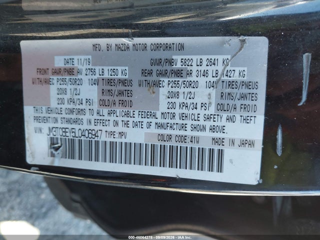 2020 MAZDA CX-9 SIGNATURE 9