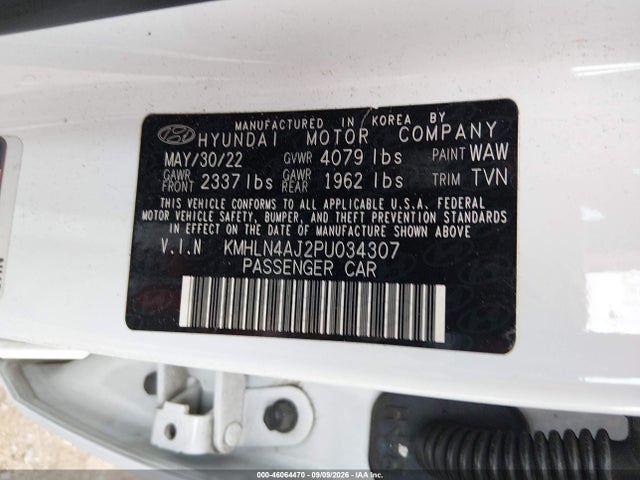 2023 HYUNDAI ELANTRA HYBRID LIMITED 9