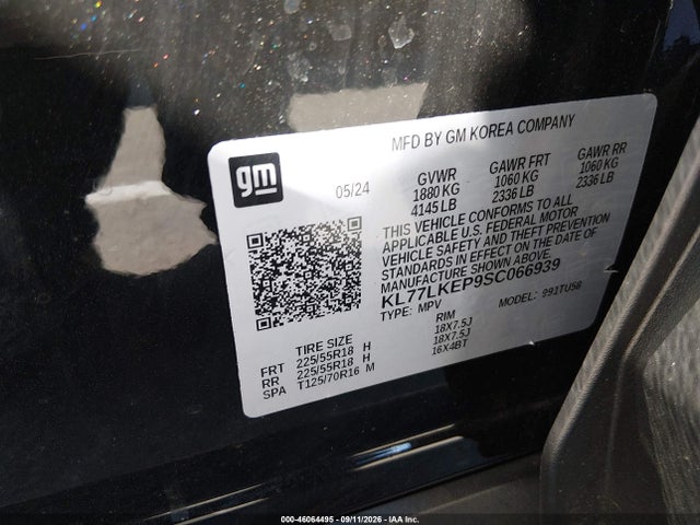 2025 CHEVROLET TRAX FWD ACTIV 9