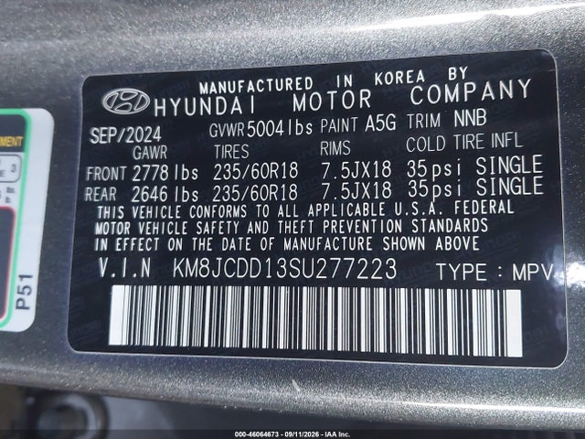 2025 HYUNDAI TUCSON HYBRID SEL CONVENIENCE 9