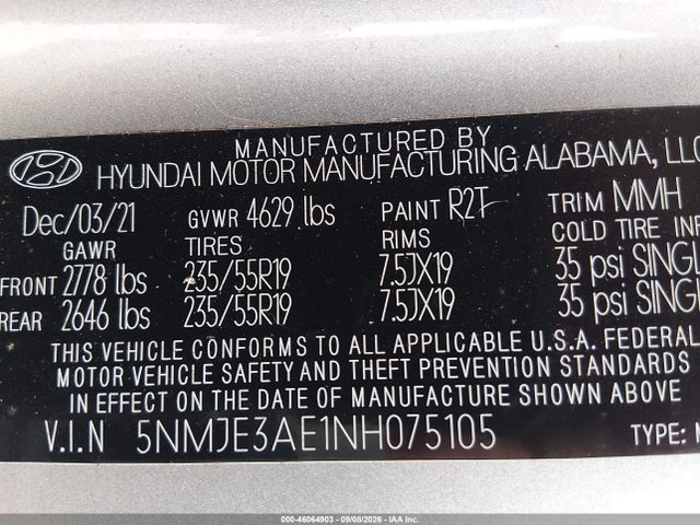 2022 HYUNDAI TUCSON LIMITED 9