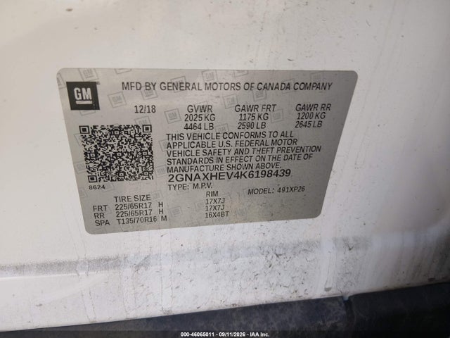 2019 CHEVROLET EQUINOX LS 9