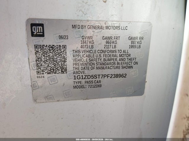 2023 CHEVROLET MALIBU FWD 1LT 9